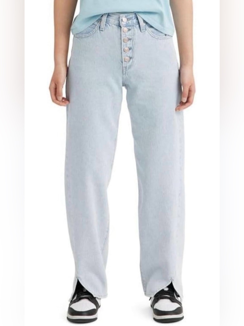 Levi's Womens 94 Baggy Twisted Jean in Plot Twist No Dest